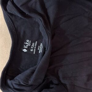 Kyte BABY Black Bodysuit